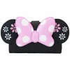 Disney - Minnie Mouse Floral Rocks the Dots 4" Faux Leather Flap Wallet