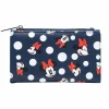 Disney - Minnie Mouse Polka Dots Blue 4” Faux Leather Wallet