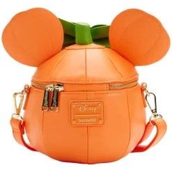 Disney - Minnie Mouse Pumpkin Glow in the Dark 7” Faux Leather Crossbody Bag