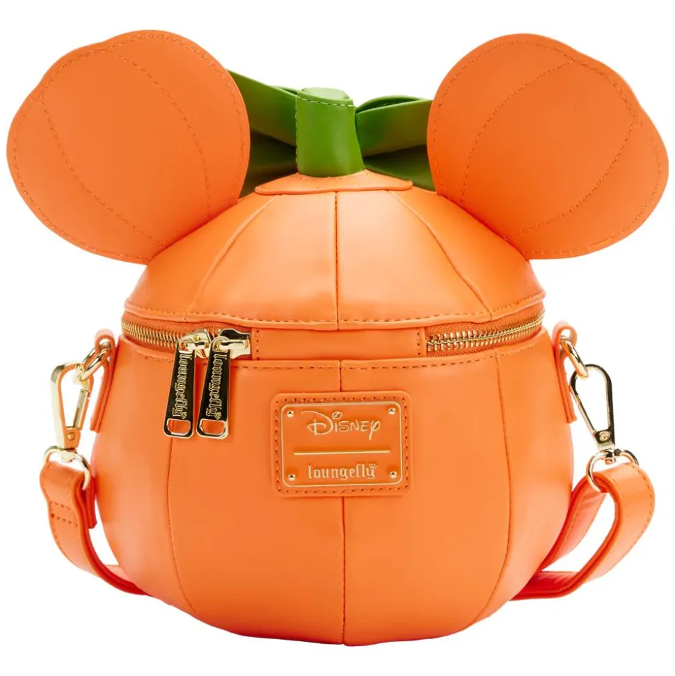 Disney - Minnie Mouse Pumpkin Glow in the Dark 7” Faux Leather Crossbody Bag