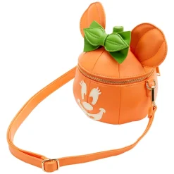 Disney - Minnie Mouse Pumpkin Glow in the Dark 7” Faux Leather Crossbody Bag
