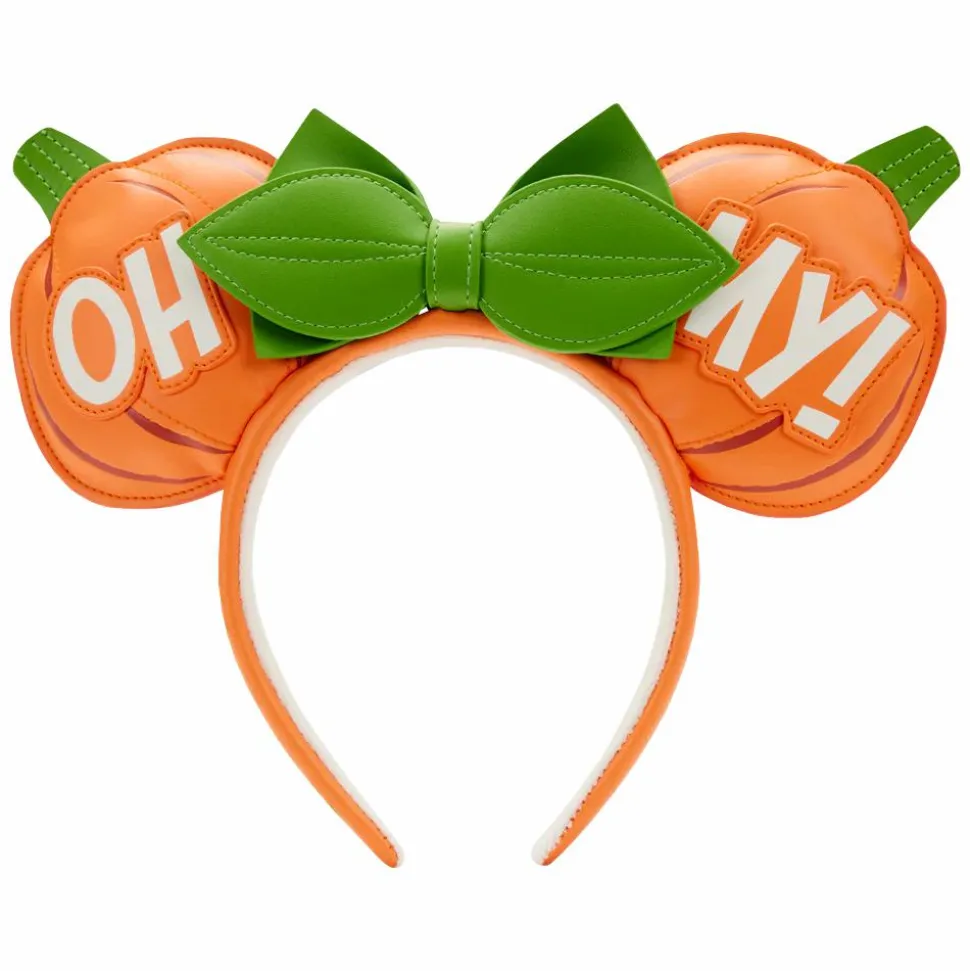 Disney - Minnie Mouse Pumpkin Glow in the Dark Faux Leather Headband