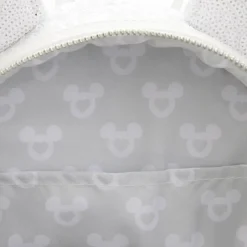 Disney - Minnie Mouse Sequin Wedding 10” Faux Leather Mini Backpack
