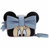 Disney - Minnie Pastel Polka Dot 7” Faux Leather Crossbody Bag