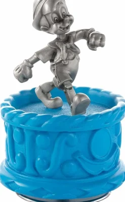 Disney - Pinocchio 4” Pewter Music Carousel