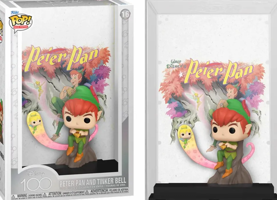 Disney - 100th Anniversary Peter Pan & Tinker Bell Pop! Movie Poster Vinyl Figure