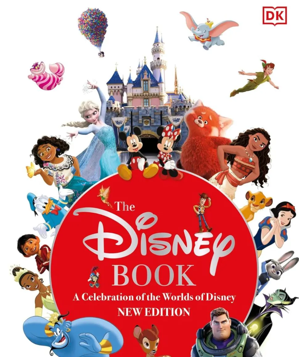 Disney - The Disney Book: A Celebration of the Worlds of Disney New Edition Hardcover Book