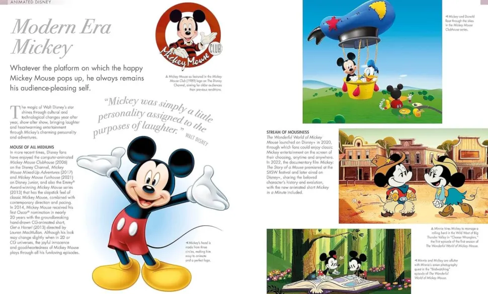 Disney - The Disney Book: A Celebration of the Worlds of Disney New Edition Hardcover Book