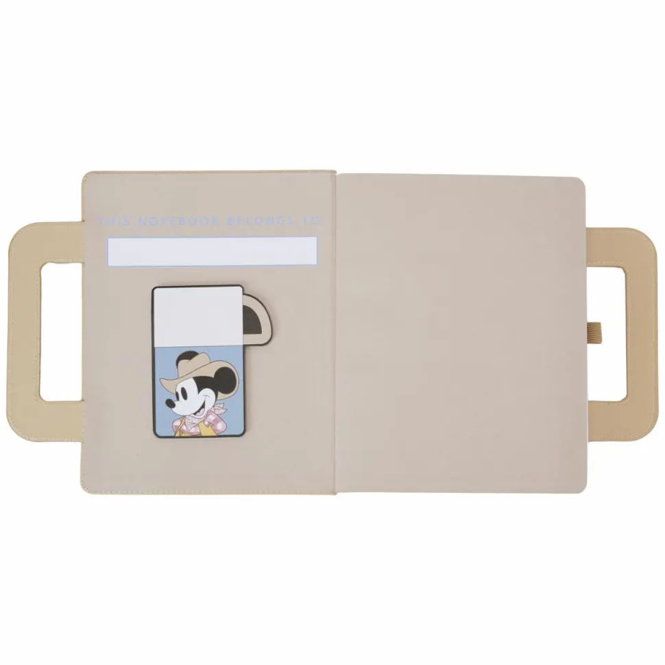 Disney - Western Mickey and Minnie Lunch Box 6" Faux Leather Journal