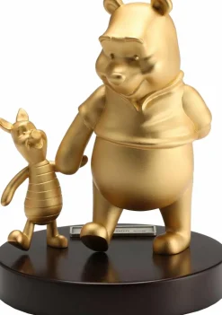 Disney - Winnie the Pooh and Piglet Limited Edition Gilt 8” Pewter Figurine