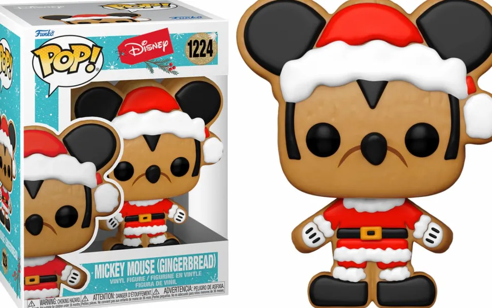 Disney: Holiday - Santa Mickey Mouse Gingerbread Man Pop! Vinyl Figure