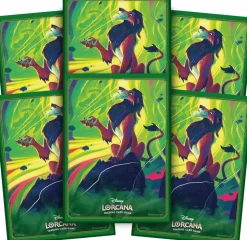 Disney Lorcana - Trading Card Game Set 6 Azurite Sea Scar Standard Deck Protector Card Sleeves (65 Count)