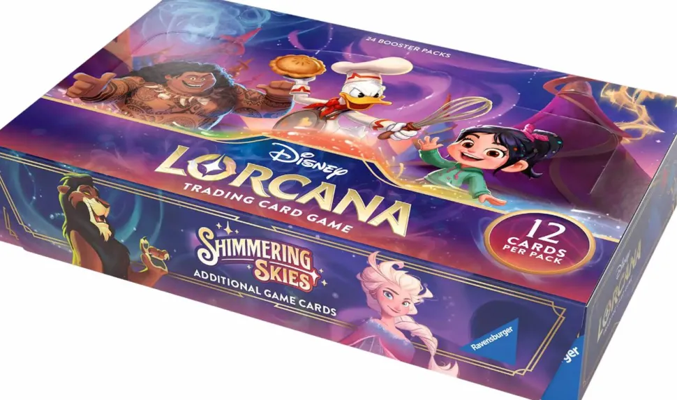 Disney Lorcana - Trading Card Game Set 5 Shimmering Skies Booster Box (Display of 24)