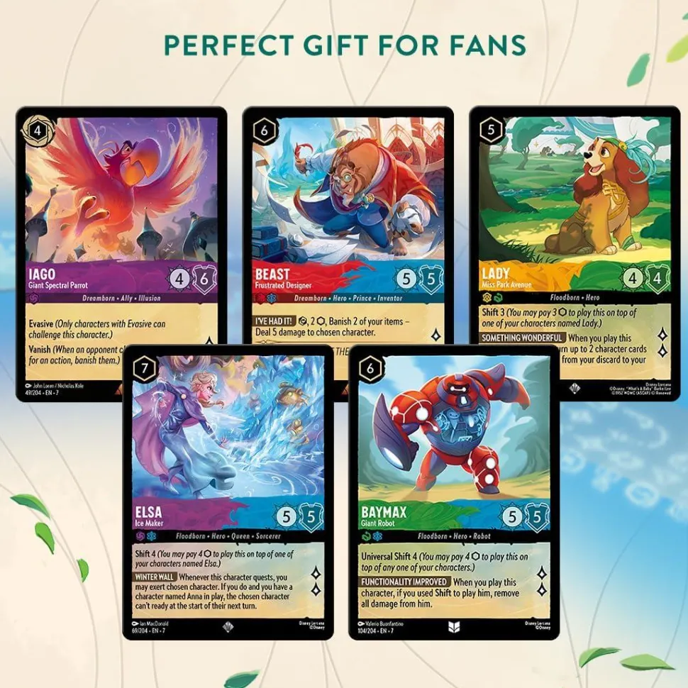 Disney Lorcana - Trading Card Game Set 7 Archazia's Island Booster Pack (12 Cards)