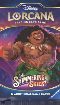 Disney Lorcana - Trading Card Game Set 5 Shimmering Skies Booster Pack (12 Cards)