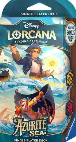 Disney Lorcana - Trading Card Game Set 6 Azurite Sea A Seaworthy Crew Single-Player Deck