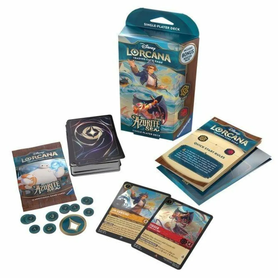 Disney Lorcana - Trading Card Game Set 6 Azurite Sea A Seaworthy Crew Single-Player Deck