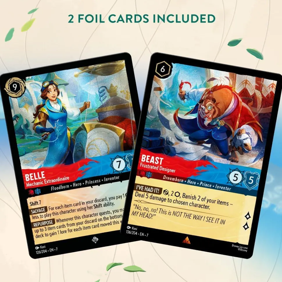 Disney Lorcana - Trading Card Game Set 7 Archazia's Island An Inventive Pair Single-Player Starter Deck