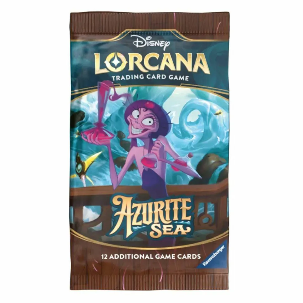 Disney Lorcana - Trading Card Game Set 6 Azurite Sea Booster Box (Display of 24)