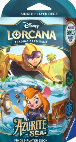 Disney Lorcana - Trading Card Game Set 6 Azurite Sea Genius Reinvented Single-Player Deck