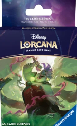Disney Lorcana - Trading Card Game Set 7 Archazia's Island Ursula: Deceiver of All Standard Deck Protector Card Sleeves (65 Count)