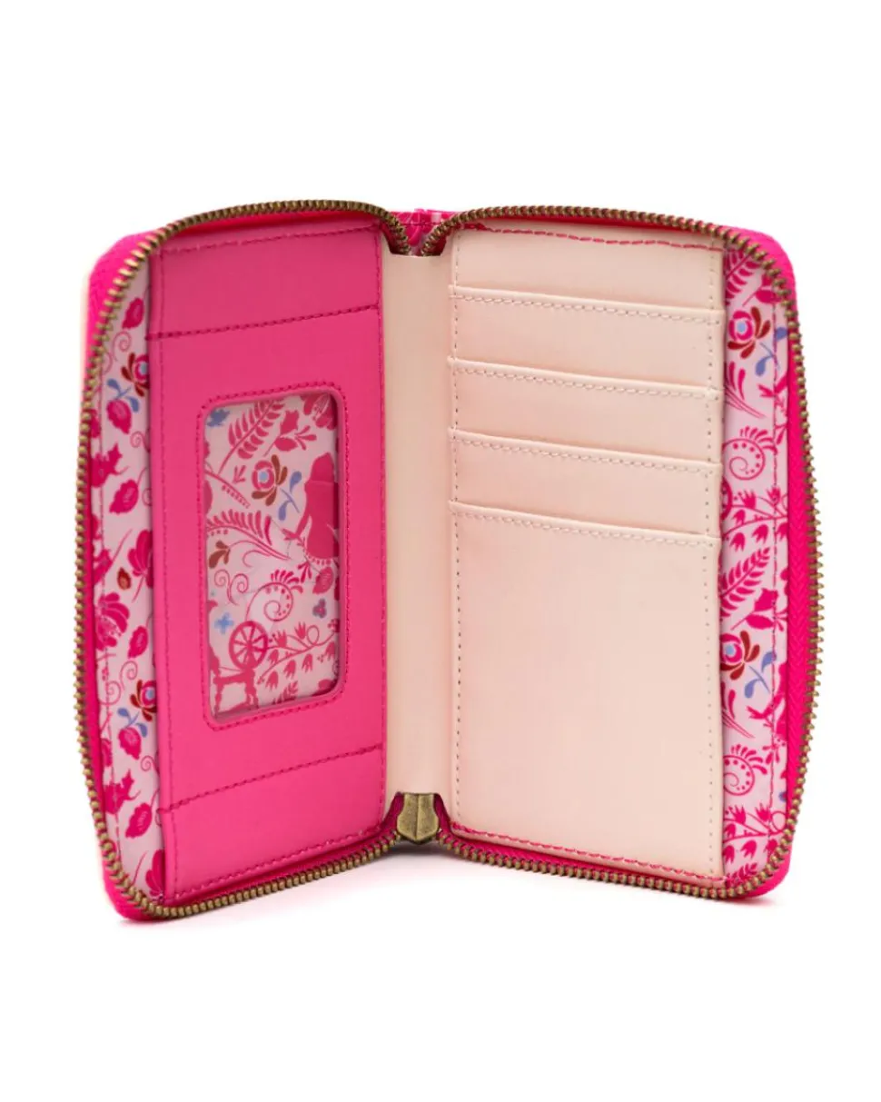 Disney Princess - Aurora Stories 4” Faux Leather Zip-Around Wallet