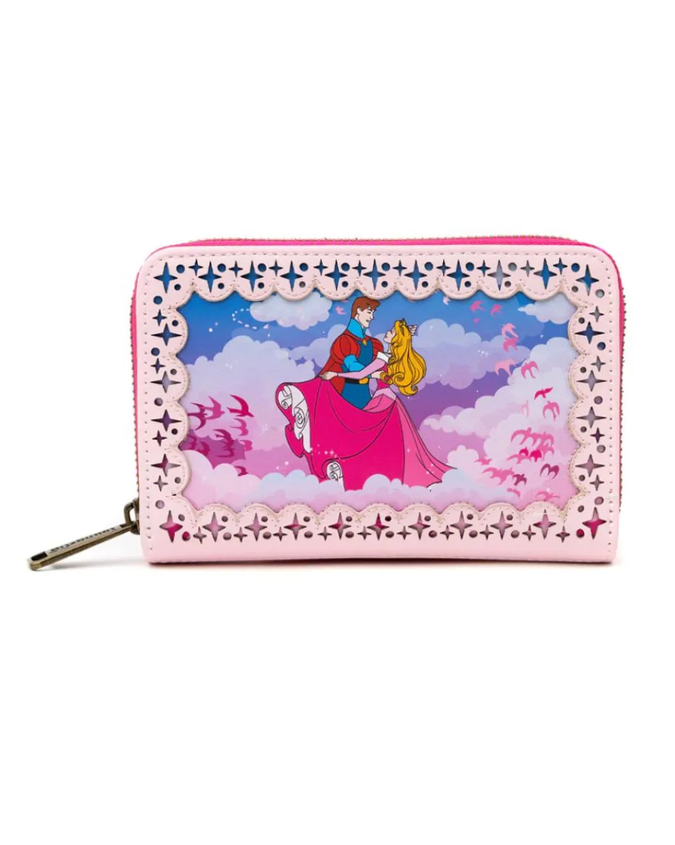 Disney Princess - Aurora Stories 4” Faux Leather Zip-Around Wallet