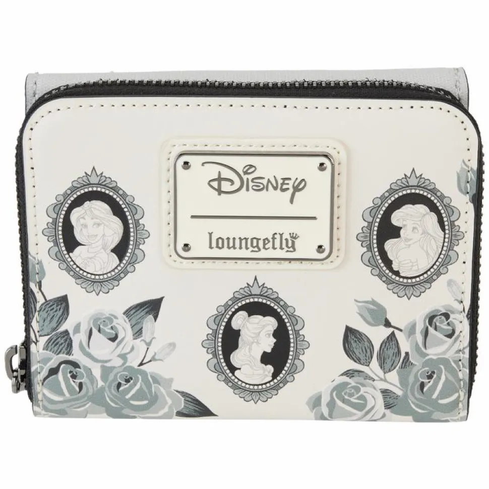 Disney Princess - Cameo Porcelain Portraits 4" Faux Leather Zip-Around Wallet