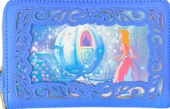 Disney Princess - Cinderella Stories 4" Faux Leather Zip-Around Wallet