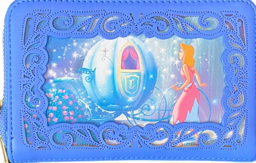 Disney Princess - Cinderella Stories 4" Faux Leather Zip-Around Wallet