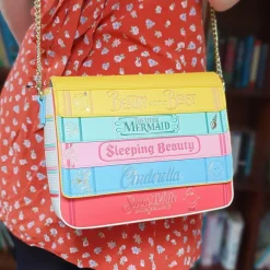 Disney Princess - Classic Books 8” Faux Leather Crossbody Bag
