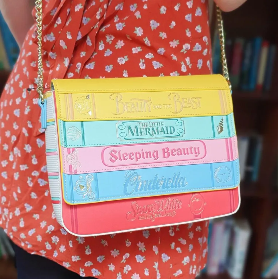 Disney Princess - Classic Books 8” Faux Leather Crossbody Bag