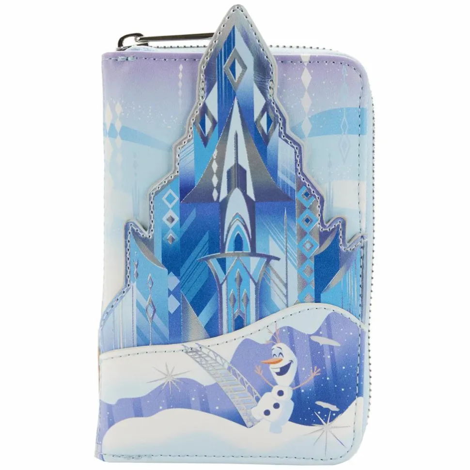 Disney Princess - Frozen Castle 4” Faux Leather Zip-Around Wallet