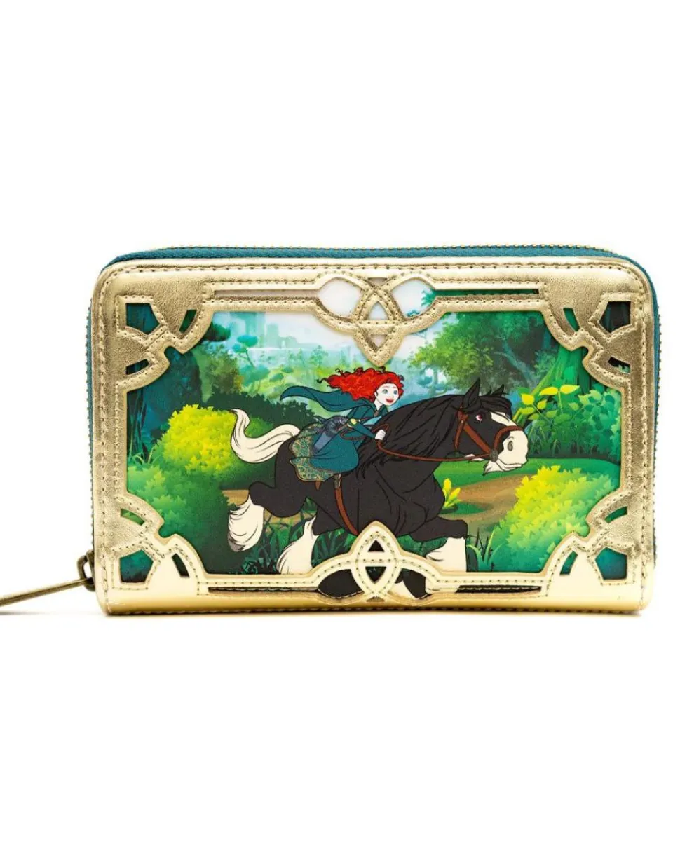 Disney Princess - Merida Stories 4” Faux Leather Zip-Around Wallet
