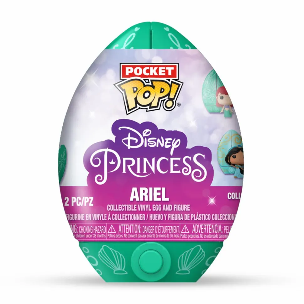 Disney Princess - Pocket Pop! Vinyl Figure in Easter Egg (Display of 12 Units)