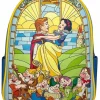 Disney Princess - Snow White Stain Glass 12” Faux Leather Mini Backpack