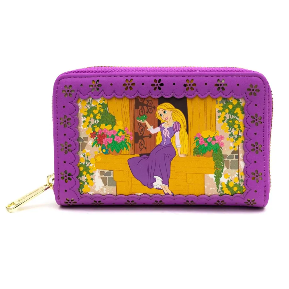 Disney Princess - Tangled Stories 4” Faux Leather Zip-Around Wallet