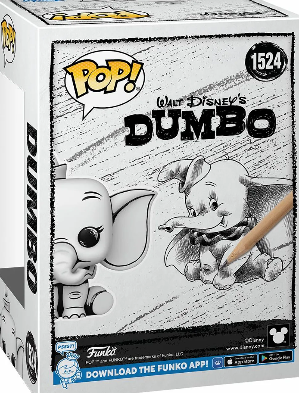 Disney: Sketched - Dumbo Pop! Vinyl Figure