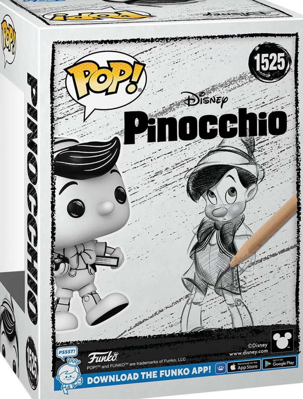 Disney: Sketched - Pinocchio Pop! Vinyl Figure