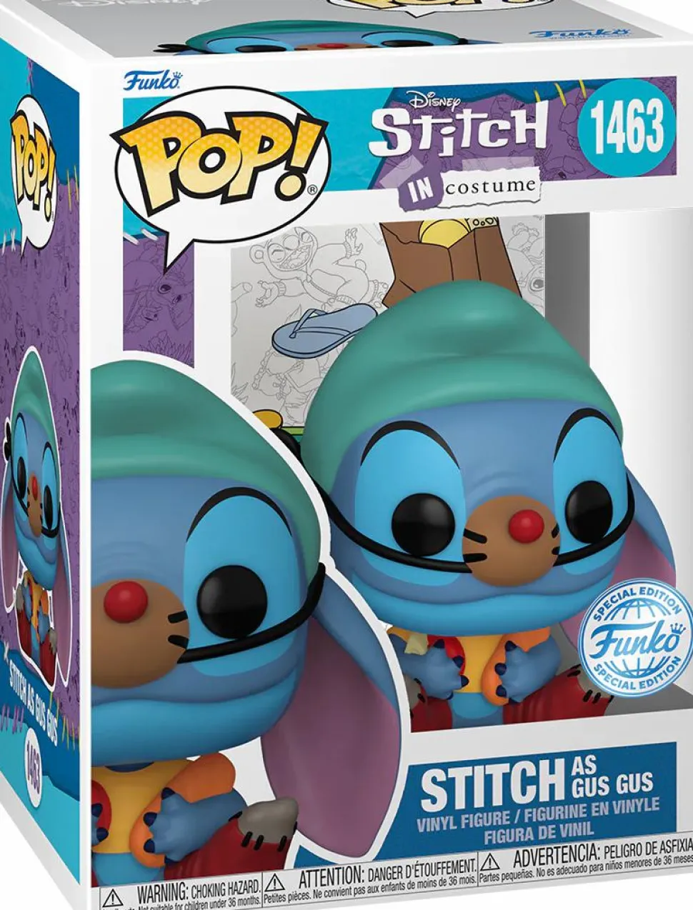 Disney: Stitch in Costume - Stitch as Gus Gus Pop! Vinyl Figure