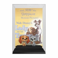 Disney 100th - Lady and the Tramp Pop! Movie Cover Vinyl Figure