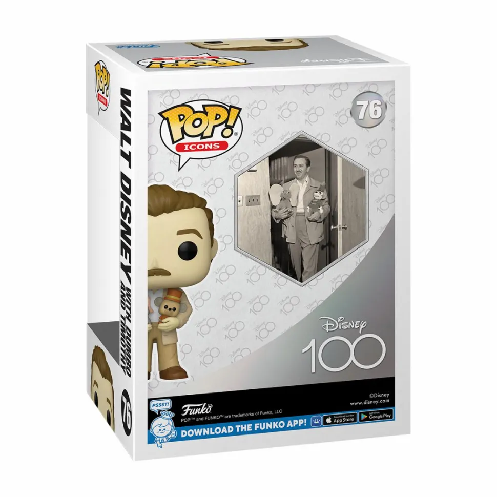 Disney 100th - Walt Disney with Dumbo and Timothy Pop! Vinyl Figure