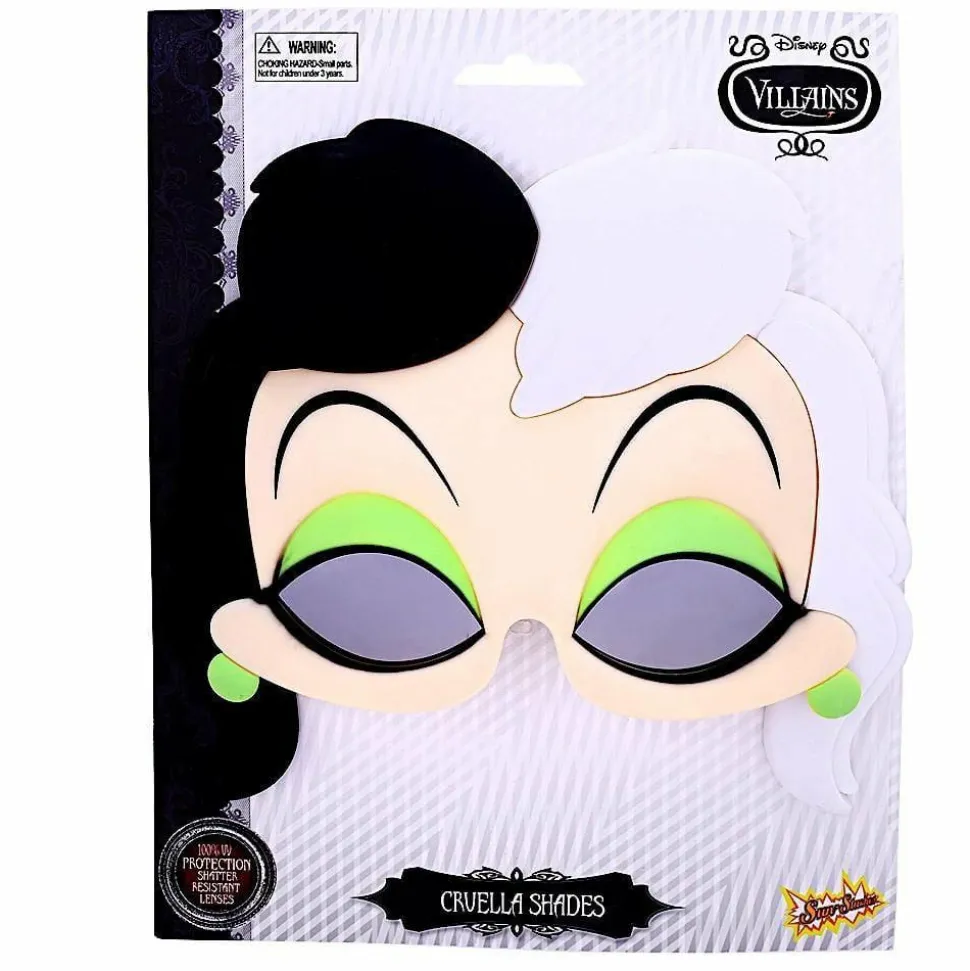 Disney Villains - Cruella de Vil Sun-Staches Sunglasses (One Size)