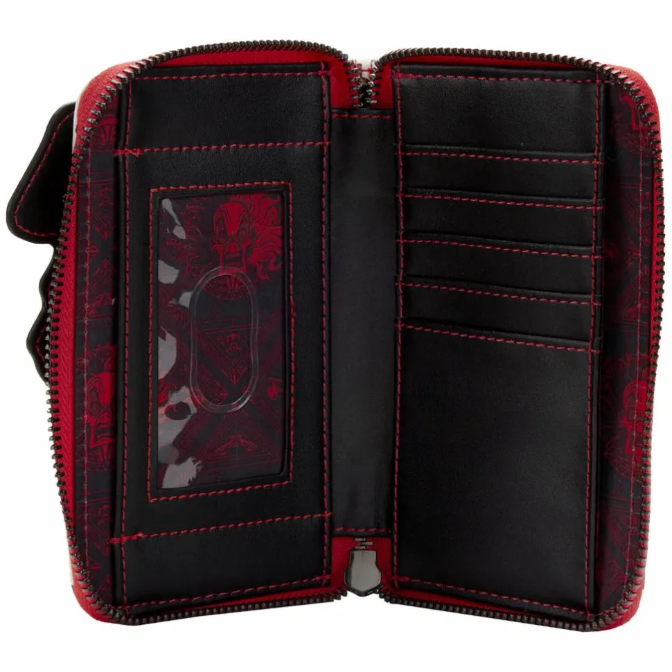 Disney Villains - Cruella De Vil Scene 4” Faux Leather Zip-Around Wallet