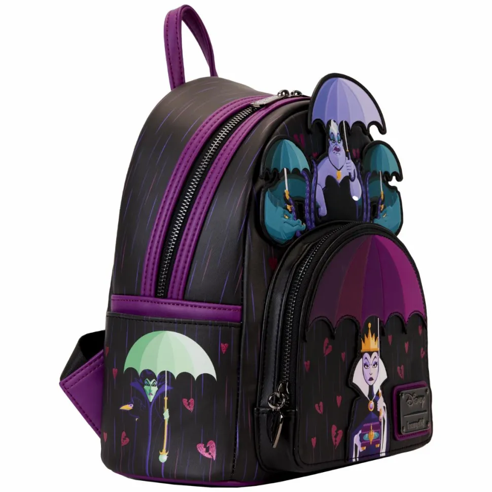 Disney Villains - Curse Your Hearts 10" Faux Leather Mini Backpack