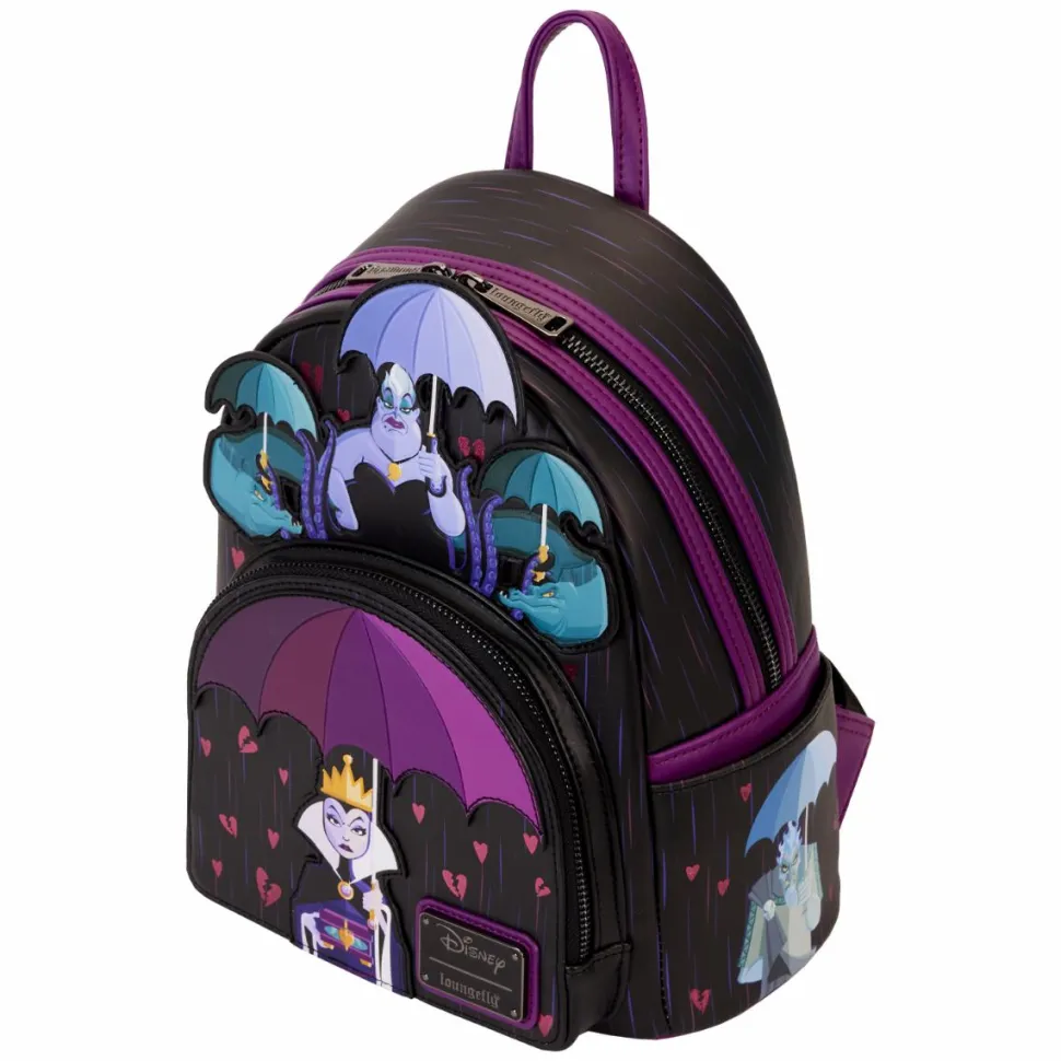 Disney Villains - Curse Your Hearts 10" Faux Leather Mini Backpack