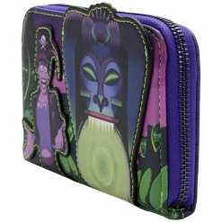 Disney Villains - Dr Facilier Glow in the Dark 4” Faux Leather Zip-Around Wallet