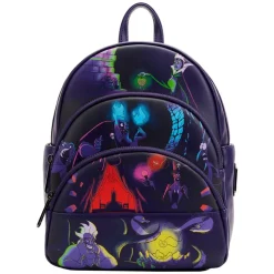 Disney Villains - Glow in the Dark 10” Faux Leather Mini Backpack