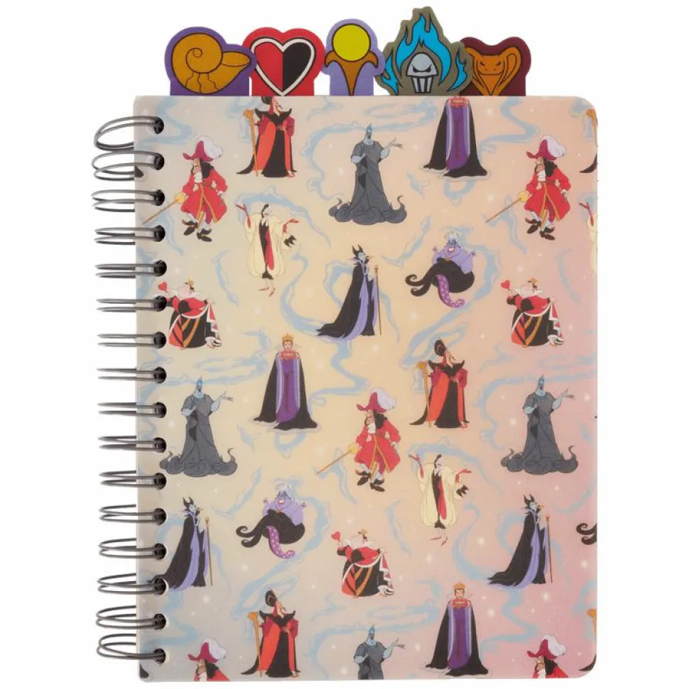 Disney Villains - Iridescent 8" Spiral Tab Journal