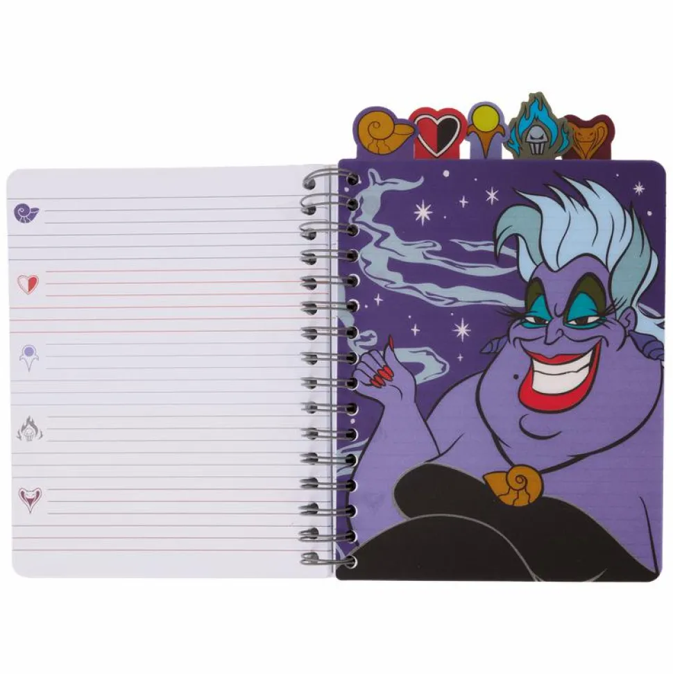 Disney Villains - Iridescent 8" Spiral Tab Journal